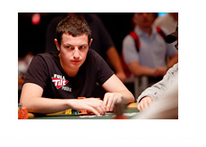 Tom Dwan at the tables representing Full Tilt Poker