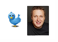 Tony G Twitter photo next to a twitter bird