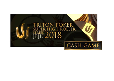 The Triton Poker Jeju 2018 cash game event - Tournament logo.