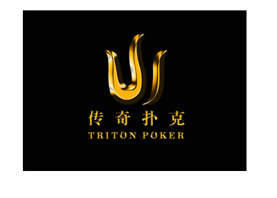 Triton Poker tournament logo - Black background - Year is 2018.