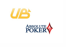 Ultimate Bet and Absolute Poker company logos