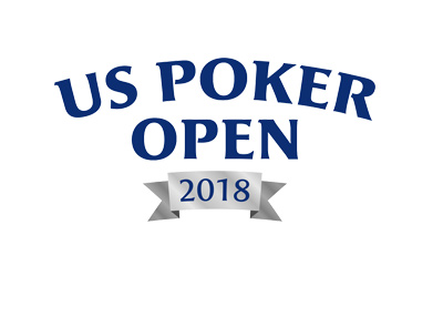 US Poker Open 2018 - Tournament logo on white background.