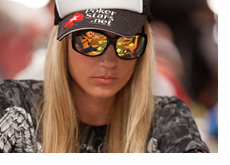 Vanessa Rousso - Hat Sideways and Reflective Shades