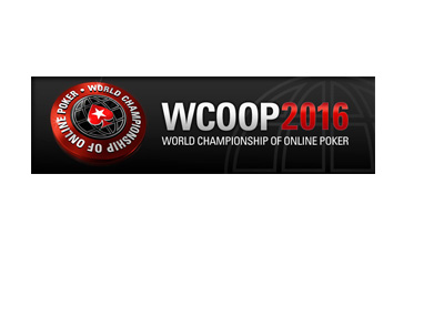 The World Championship of Online Poker - WCOOP - 2016 - Promo graphic - 400 pixels wide