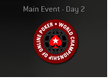 world championship of online poker - wcoop - logo - main event - day 2