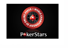 World Championship of Online Poker - Pokerstars - Logo - Black Background