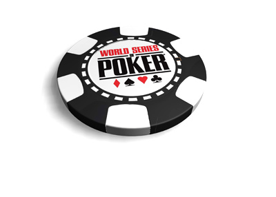 The World Series of Poker chip - Black colour.