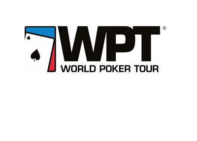 The World Poker Tour logo - White background.