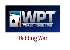 -- bidding war for world poker tour - logo wpt --