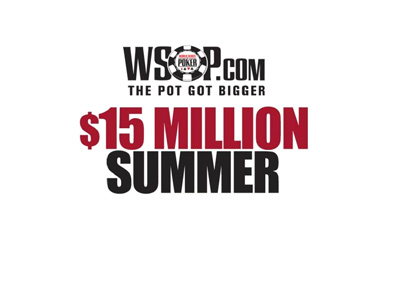 The WSOP 15 Million Dollar Summer of 2018 - Promo graphic.