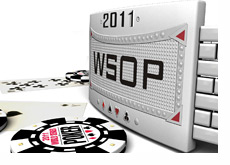 World Series of Poker 2011 bracelet and chips