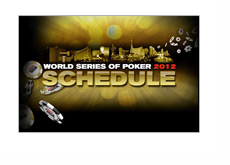 WSOP (World Series of Poker) 2012 Schedule