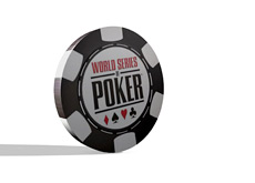 -- World Series of Poker chip in 3D --