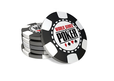 The WSOP chip stack illustration in 3D