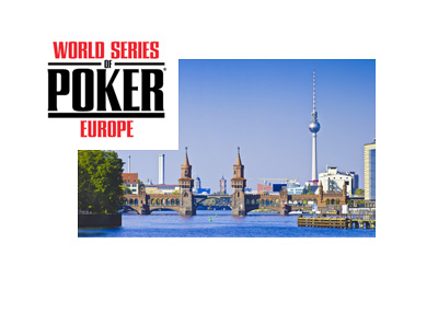 World Series of Poker Europe (WSOPE) 2015 - Berlin, Germany - Ad, logo, promo