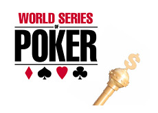 -- WSOP logo next to the King cane --