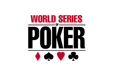 The World Series of Poker logo - White background - Year 2016