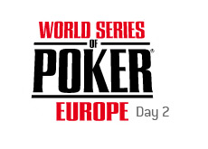 -- world series of poker europe - day 2 --