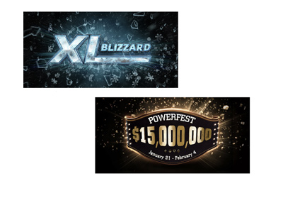 Poker tournaments - 888 XL Blizzard and Party Poker Powerfest - Year 2018.