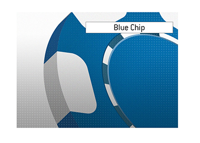 The King explains the meaning of the term Blue Chip when it comes to poker and also the financial world.