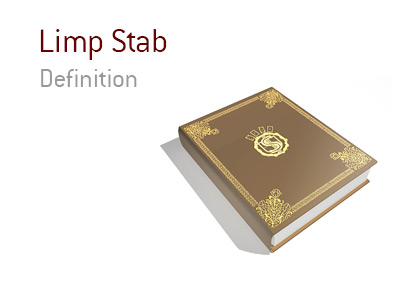 The definition of the term Limp Stab in the game of poker.  What is the meaning?