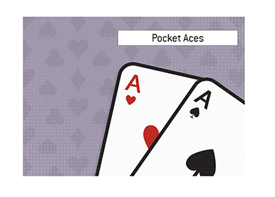 What are pocket aces in the game of poker?  The King explains.  Term definition and meaning.