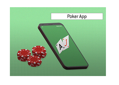 The definition of the term Poker App is explained and illustrated by the King.