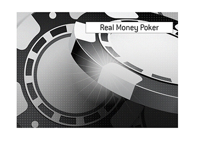 The King explains the meaning of the term Real Money Poker. What is the difference compared to the play money game.