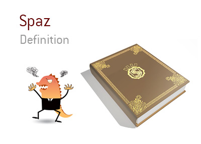 The definition, meaning and illustration for the poker term - Spaz.