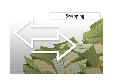 The King explains the meaning of Swapping in the game of tournament poker. What is it exactly?
