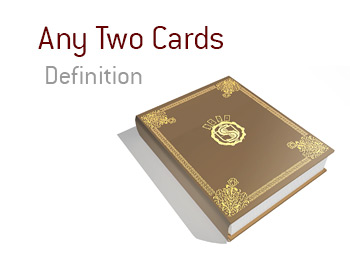 Meaning of Any Two Cards in the game of poker - King dictionary - terms etc.