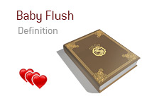 Definition of Baby Flush - Poker Dictionary - Heart Illustration