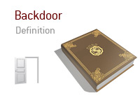 Definition of the term Backdoor in poker