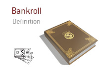 Definition of Bankroll - Poker Dictionary - Illustration of Dollar Bills