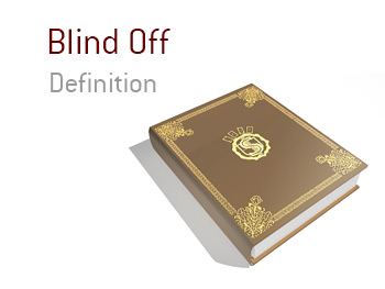 The definition and meaning of the term Blind Off - King Poker Dictionary