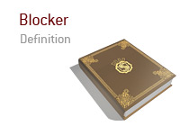 Definition and meaning of the term Blocker in the game of poker