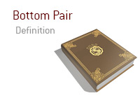 Definition of Poker Term - Bottom Pair - Dictionary