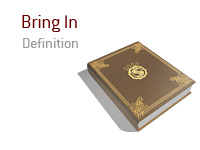 Definition of Bring In - Poker Dictionary