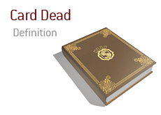 Poker Definition - Card Dead