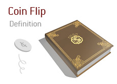 Coin Flip - Poker Dictionary - Term Definition