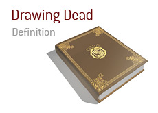 What does drawing dead mean in poker?