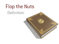 Definition of the term Flop the Nuts - Poker Dictionary