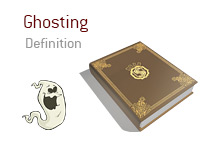 Definition of Ghosting - Poker Dictionary - Ghost Illustration