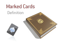 Definition of Marked Cards - Poker Dictionary - Illustration