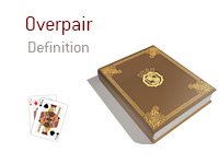 Definition of Overpair - Poker Dictionary - Illustration of Pair of Jacks