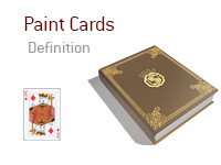 Definition of Paint Cards - Poker Dictionary - King of Hearts - Illustration