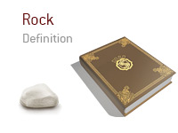 Definition of the term Rock - Poker Dictionary - Illustration of a rock