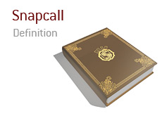 Definition of Snapcall in the game of poker