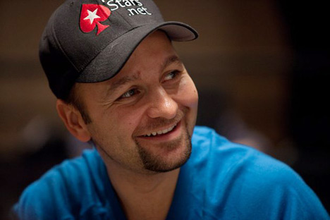 Daniel Negreanu cracking his trademark smile