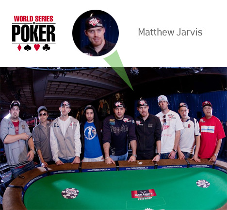 Matthew Jarvis of November 9 - WSOP 2010